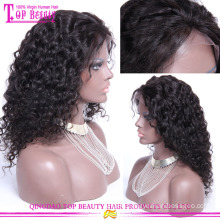 Hot new products for 2015 natural curly lace wigs wholesale Indian natural hair wigs for sale in jeddah